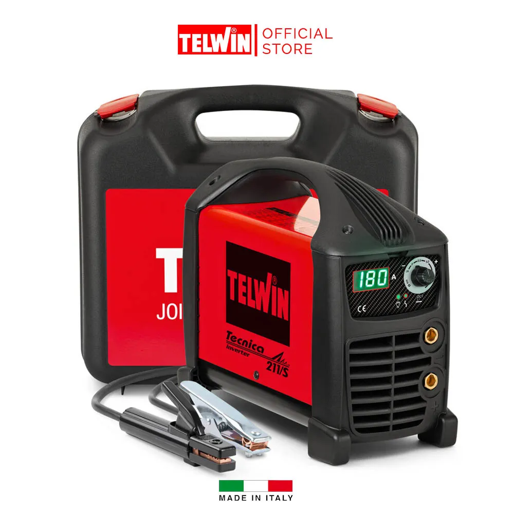 Máy Hàn Que Telwin TECNICA 211/S + CARRY CASE